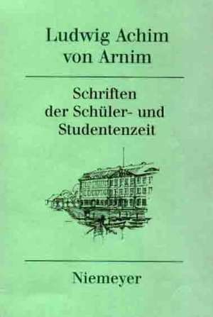 Schriften der Schüler- und Studentenzeit de Sheila Dickson