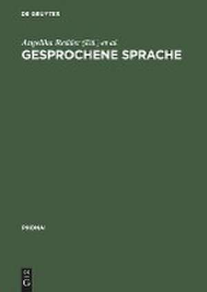 Gesprochene Sprache: Transkripte und Tondokumente de Angelika Redder