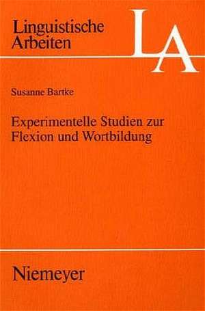 Experimentelle Studien zur Flexion und Wortbildung: Pluralmorphologie und lexikalische Komposition im unauffälligen Spracherwerb und im Dysgrammatismus de Susanne Bartke