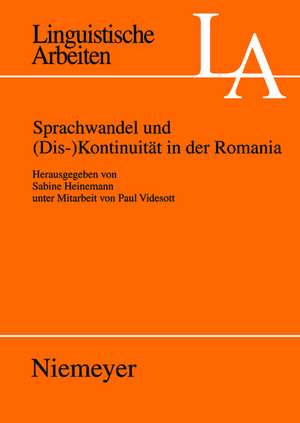 Sprachwandel und (Dis-)Kontinuität in der Romania de Sabine Heinemann