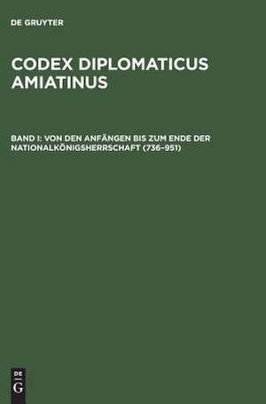 Von den Anfängen bis zum Ende der Nationalkönigsherrschaft (736-951) de Wilhelm Kurze