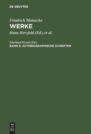 Autobiographische Schriften de Eberhard Kessel