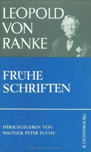 Frühe Schriften de Walther Peter Fuchs