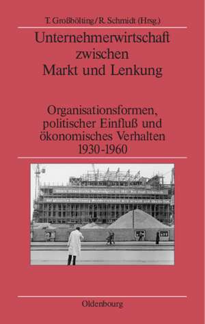 Unternehmerwirtschaft zwischen Markt und Lenkung: Organisationsformen, politischer Einfluss und ökonomisches Verhalten 1930–1960 de Thomas Großbölting