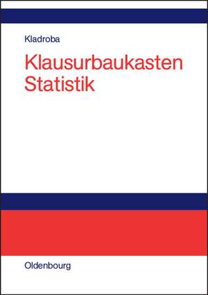 Klausurbaukasten Statistik de Andreas Kladroba