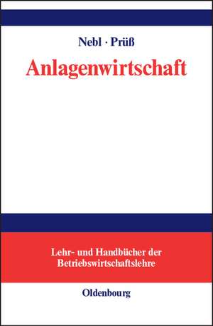 Anlagenwirtschaft de Theodor Nebl