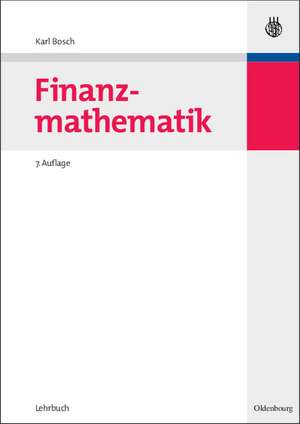 Finanzmathematik de Karl Bosch