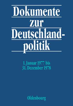 1. Januar 1977 bis 31. Dezember 1978 de Eberhard Kuhrt