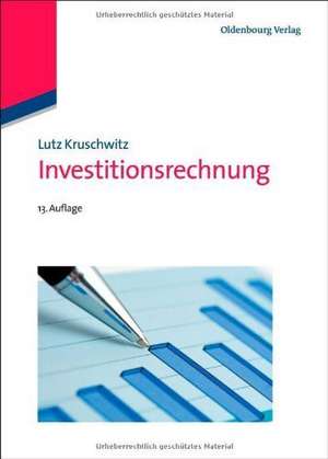 Investitionsrechnung de Lutz Kruschwitz