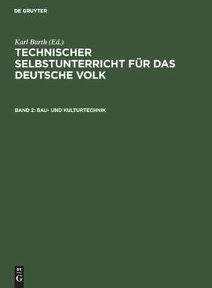 Bau- und Kulturtechnik de Karl Barth