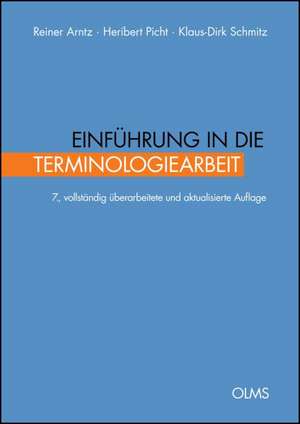 Einführung in die Terminologiearbeit de Heribert Picht