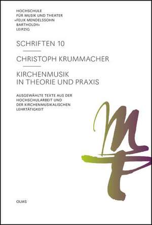 Kirchenmusik in Theorie und Praxis de Christoph Krummacher