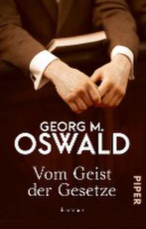 Oswald, G: Vom Geist der Gesetze