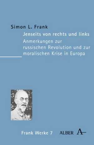 Jenseits von rechts und links de Simon L. Frank