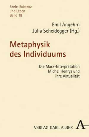 Metaphysik des Individuums de Emil Angehrn