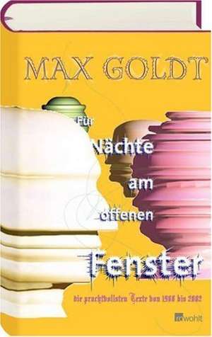 Für Nächte am offenen Fenster de Max Goldt