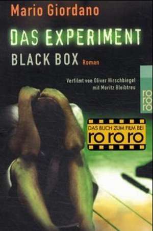 Das Experiment - Black Box de Mario Giordano