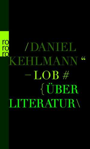 Lob de Daniel Kehlmann