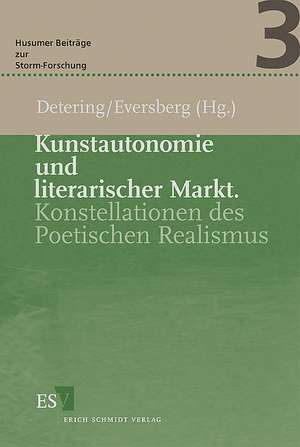 Kunstautonomie und literarischer Markt de Heinrich Detering