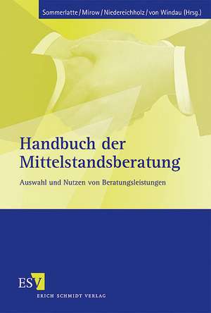 Handbuch der Mittelstandsberatung de Tom Sommerlatte