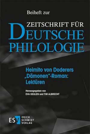 Heimito von Doderers "Dämonen"-Roman: Lektüren de Eva Geulen