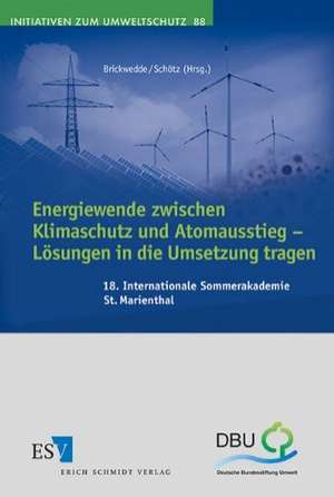 Energiewende zwischen Klimaschutz und Atomausstieg - Lösungen in die Umsetzung tragen de Dirk Schötz