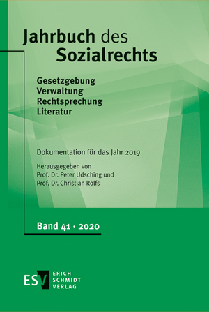 Jahrbuch des Sozialrechts. Dokumentation für das Jahr 2019 de Peter Udsching