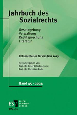 Jahrbuch des Sozialrechts - - Dokumentation für das Jahr 2023 de Peter Udsching