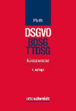 DSGVO/BDSG/TTDSG de Kai-Uwe Plath