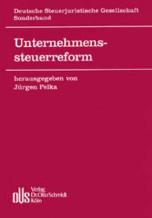 Unternehmenssteuerreform de Jürgen Pelka