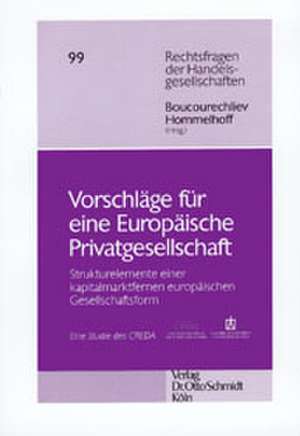 Vorschläge für eine Europäische Privatgesellschaft de Jeanne Boucourechliev