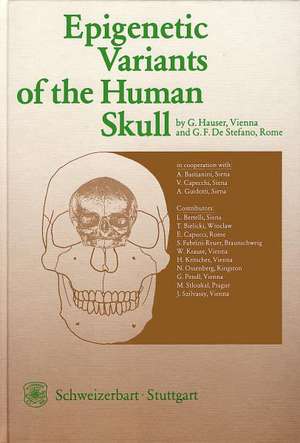 Epigenetic Variants of the Human Skull de G. Hauser