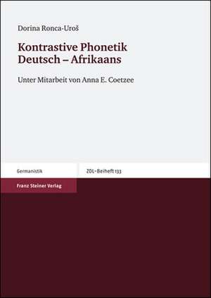 Kontrastive Phonetik Deutsch - Afrikaans de Dorina Ronca-Uros