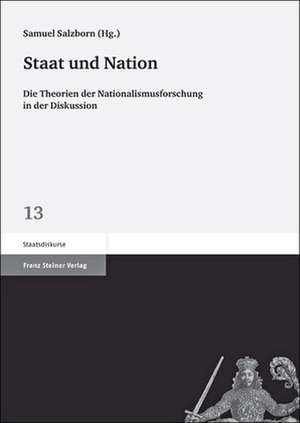 Staat und Nation de Samuel Salzborn