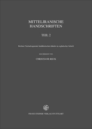 Mitteliranische Handschriften