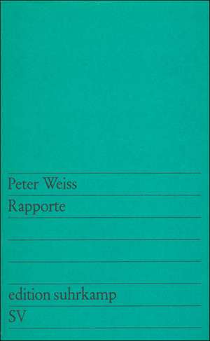 Rapporte de Peter Weiss