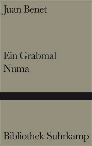 Ein Grabmal/Numa (Eine Sage) de Juan Benet