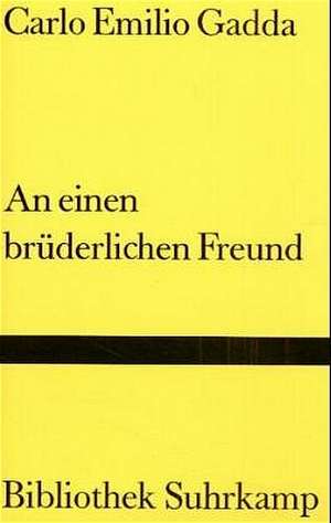 An einen brüderlichen Freund de Marcello Carlino