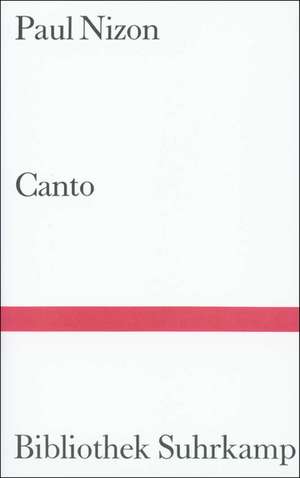 Canto de Paul Nizon