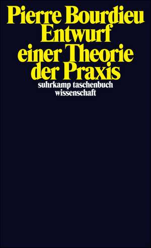 Entwurf einer Theorie der Praxis de Pierre Bourdieu