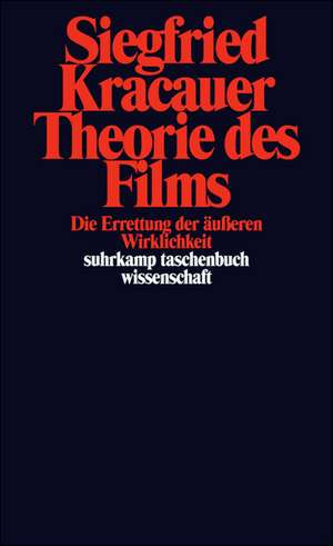 Theorie des Films de Siegfried Kracauer