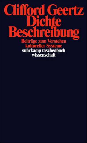 Dichte Beschreibung de Clifford Geertz