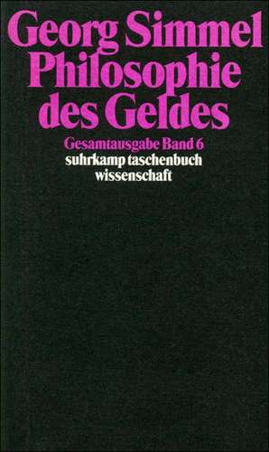 Philosophie des Geldes de David P. Frisby