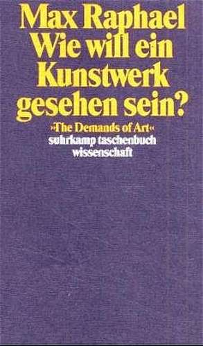 Wie will ein Kunstwerk gesehen sein? de Klaus Binder