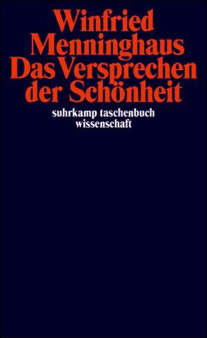 Das Versprechen der Schönheit de Winfried Menninghaus