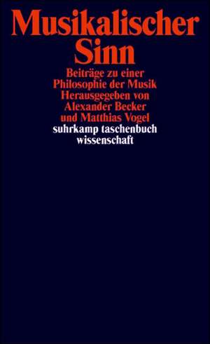 Musikalischer Sinn de Alexander Becker