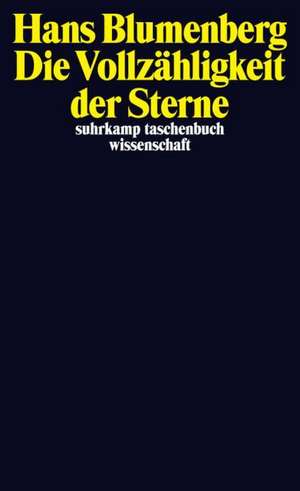 Die Vollzähligkeit der Sterne de Hans Blumenberg