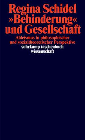 'Behinderung' und Gesellschaft de Regina Schidel