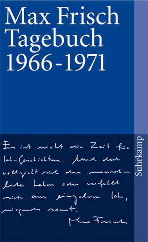 Tagebuch 1966-1971 de Max Frisch