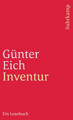 Inventur de Günter Eich